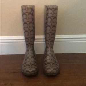 Coach Rainboots